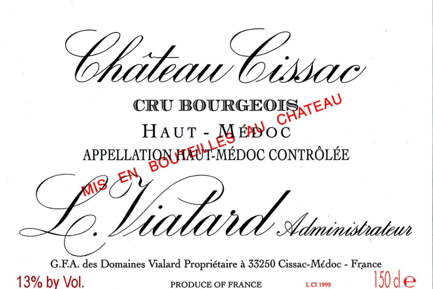 Chateau Cissac Haut Médoc