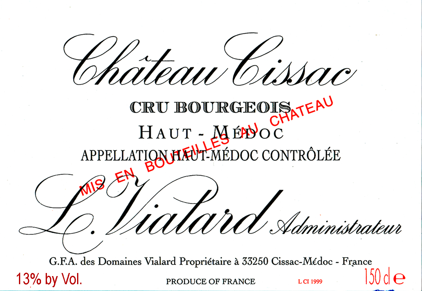 Chateau Cissac Haut Medoc